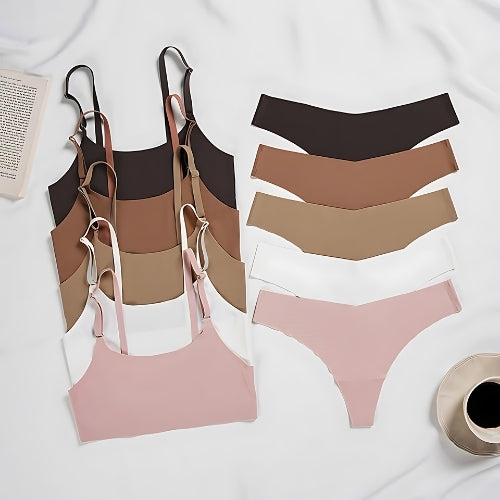 (Pack of 6) Women's  Bra & Panty Lingerie Set for Girl's Combo -by Zoya Hosiery | L-47