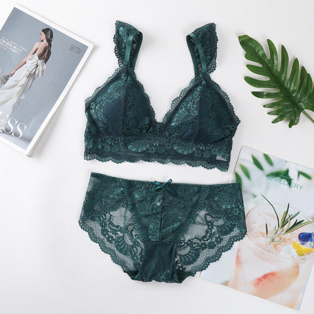 (Pack of 8) Women's Bra Panty Lingerie Set for Girl's | L-133