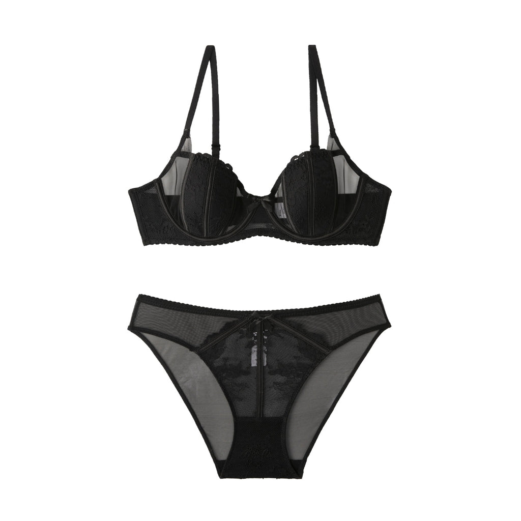 (Pack of 6) Women's  Free Bra Panty Lingerie Set for Girl's | L-166