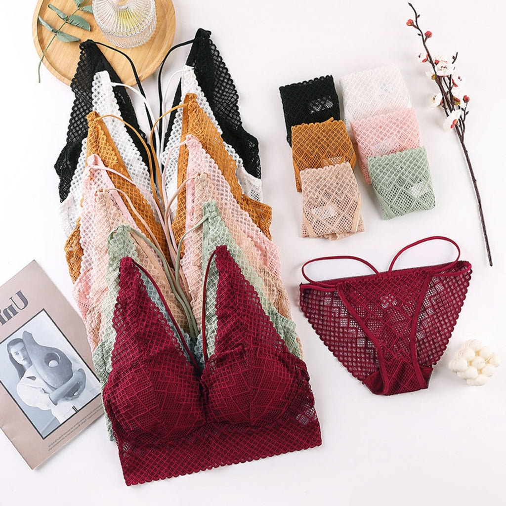 (Pack of 8) Women's  Bra Panty Lingerie Set for Girl's | L-135