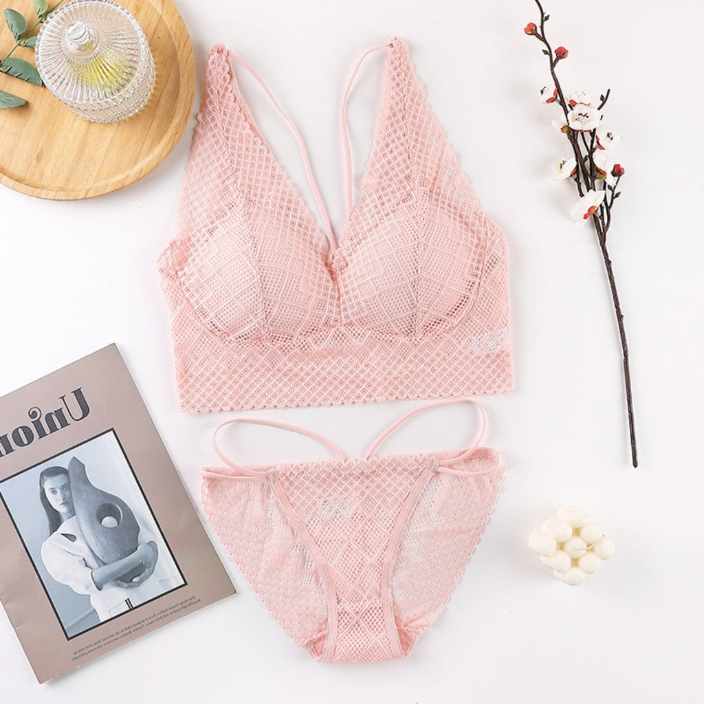 (Pack of 8) Women's  Bra Panty Lingerie Set for Girl's | L-135