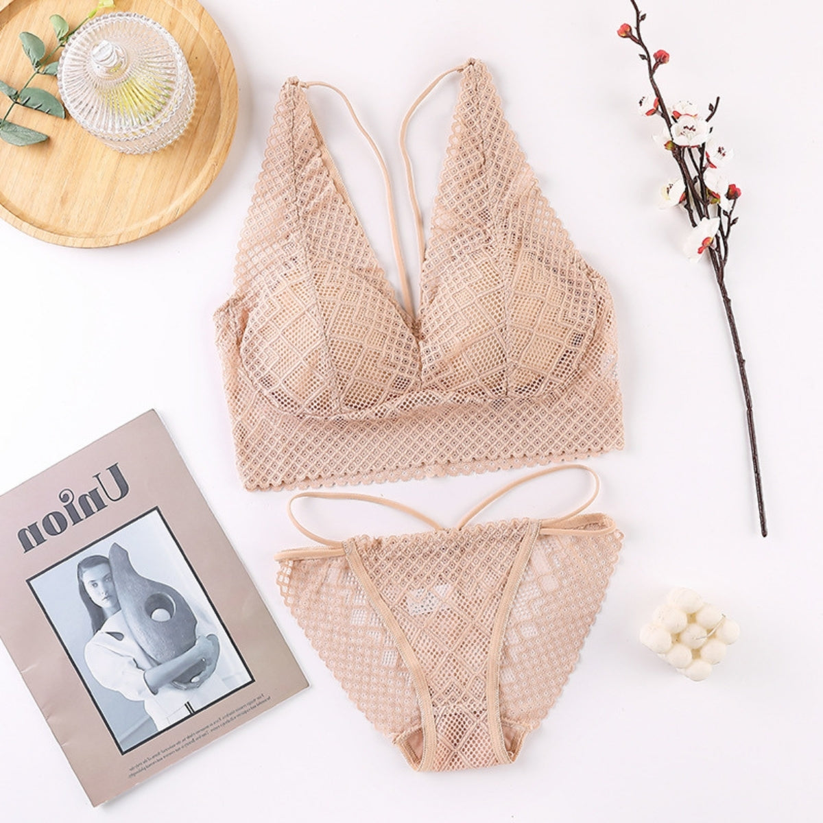 (Pack of 8) Women's  Bra Panty Lingerie Set for Girl's | L-135
