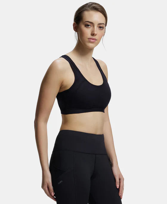 Women Racer Back Sports Bra (Pack of 3)