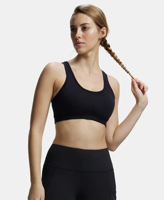 Women Racer Back Sports Bra (Pack of 3)