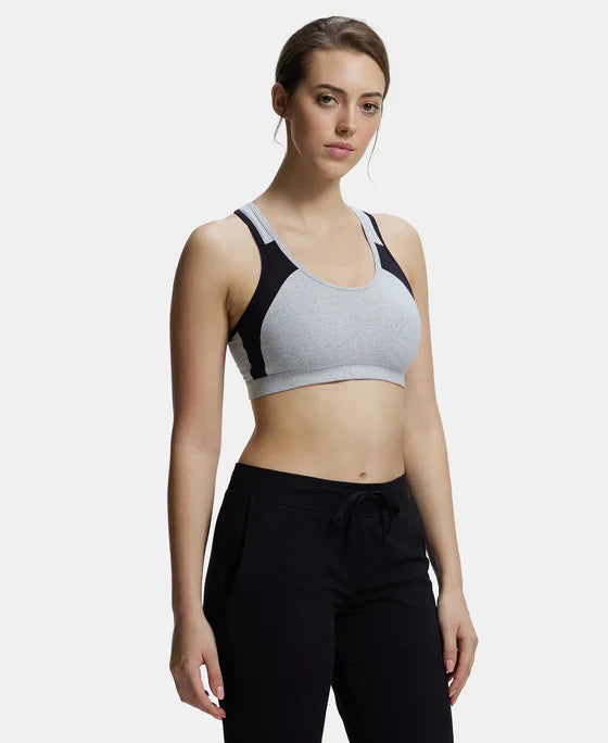 Women Racer Back Sports Bra (Pack of 3)