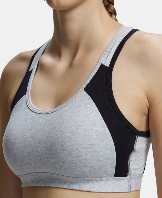 Women Racer Back Sports Bra (Pack of 3)