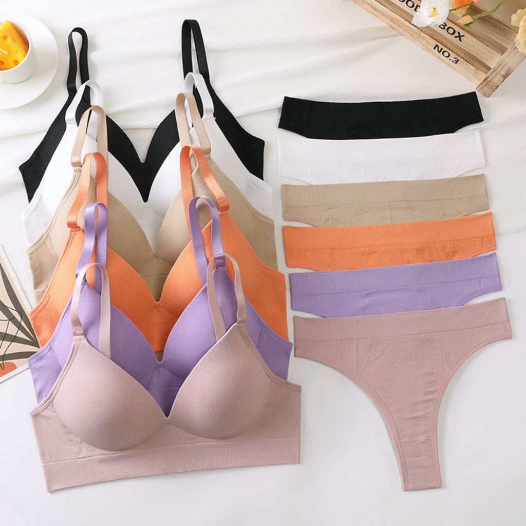 (Pack of 6) Women's Bra Panty Lingerie Set for Girl's Combo -by Zoya Hosiery | L-82