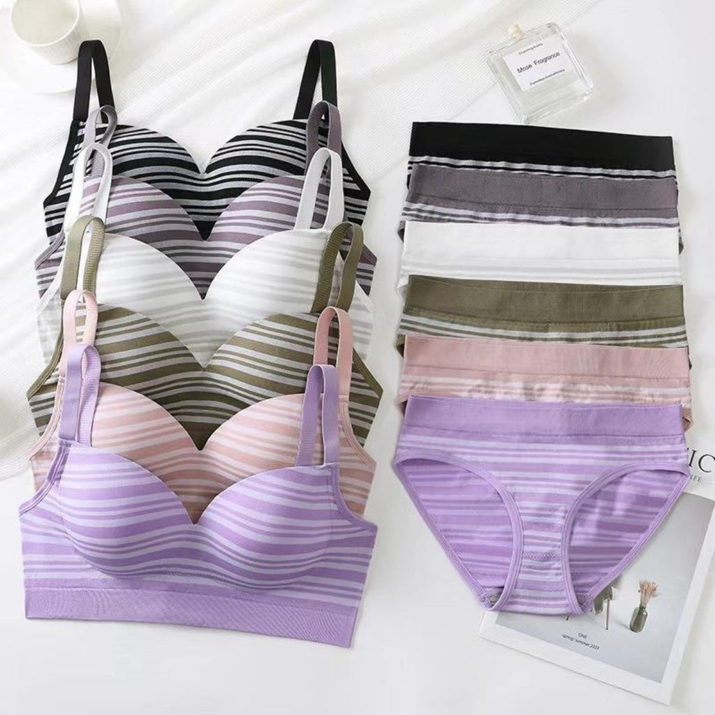 (Pack of 6) Women's  Bra Panty Lingerie Set for Girl's | L-106