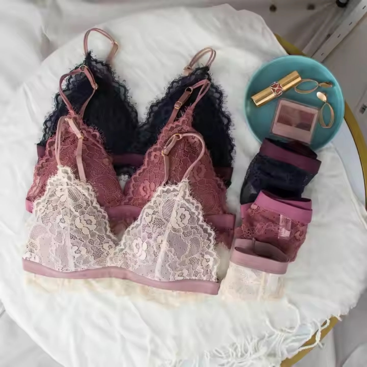 (Pack of 6) Women's  Bra Panty Lingerie Set for Girl's Combo-by Zoya Hosiery | L-90