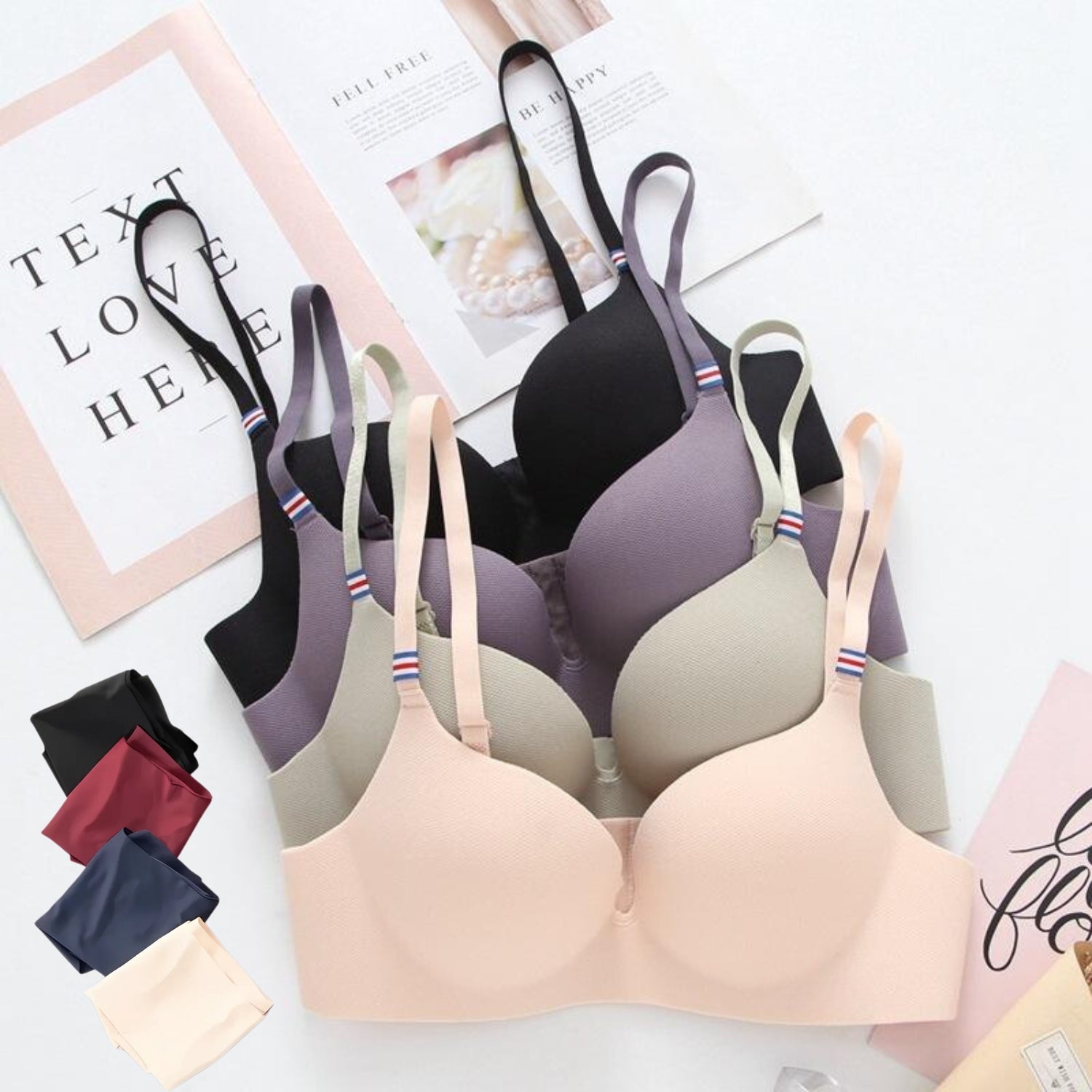 (Pack of 6) Women's  Bra Panty Lingerie Set for Girl's Combo -by Zoya Hosiery | L-30