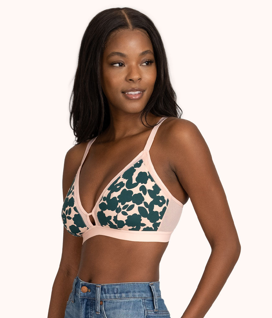 The Busty Bralette: Retro Blooms