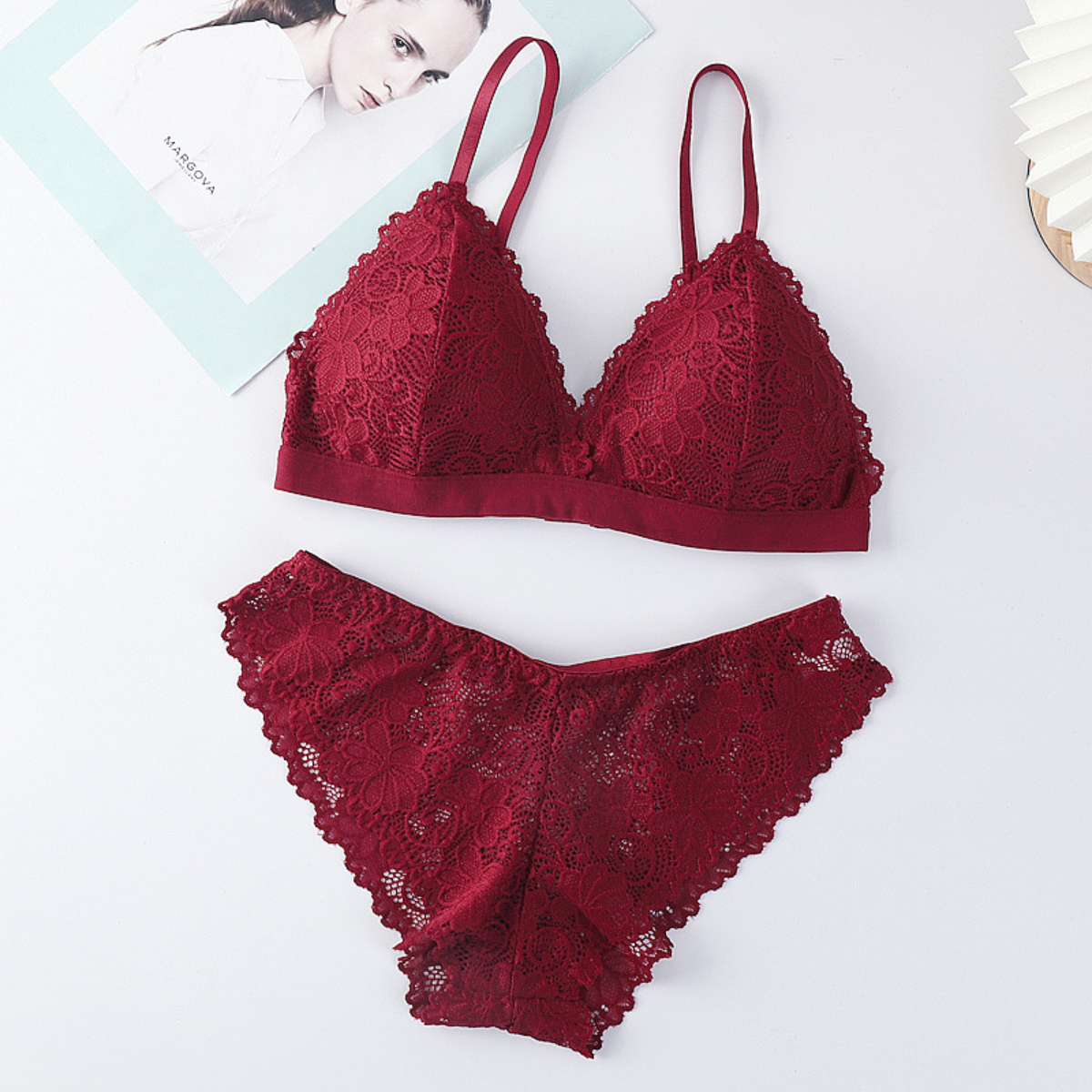 (Pack of 6) Women's  Bra Panty Lingerie Set for Girl's Combo-by Zoya Hosiery | L-79