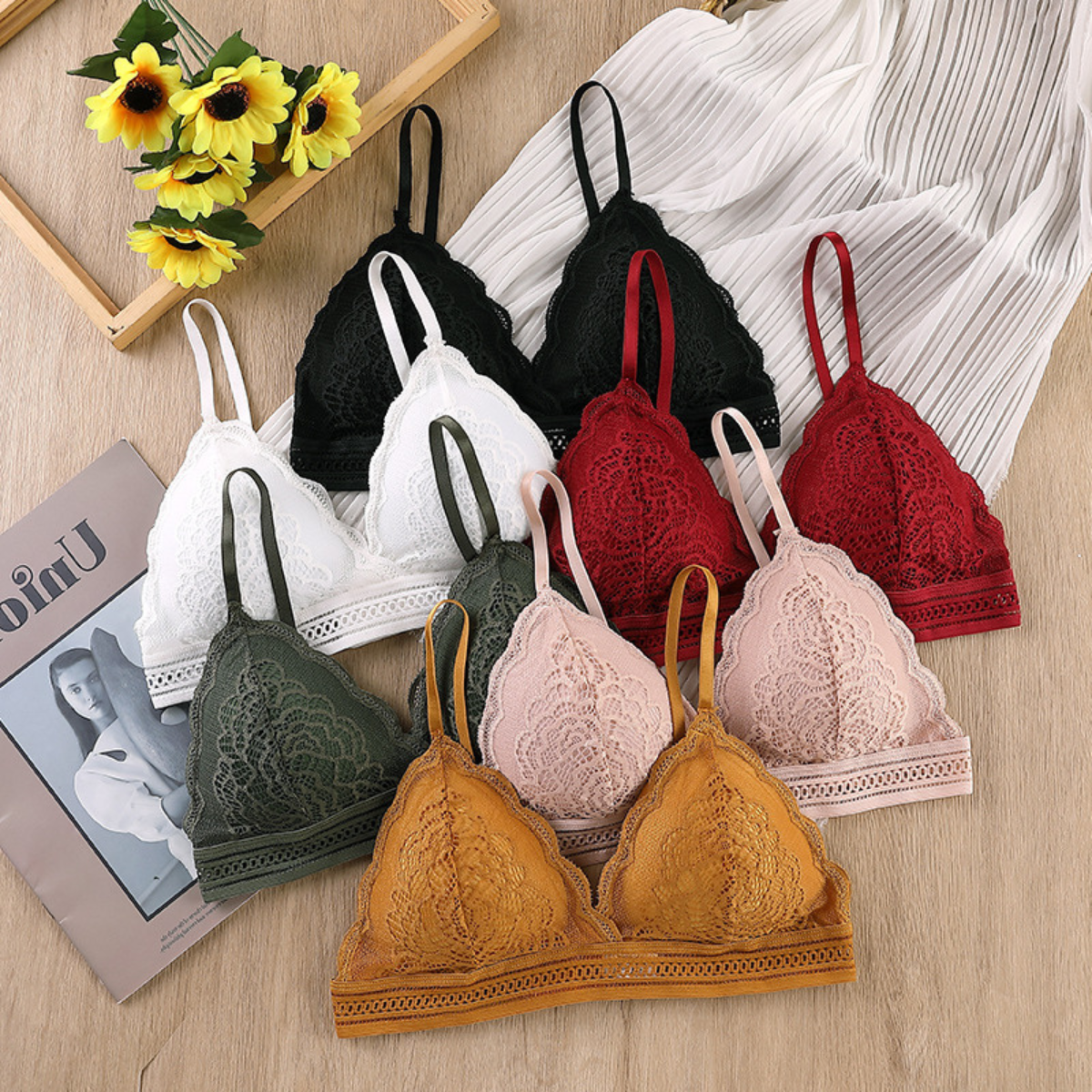 (Pack of 6) Women's  Bra Panty Lingerie Set for Girl's Combo -by Zoya Hosiery | L-86