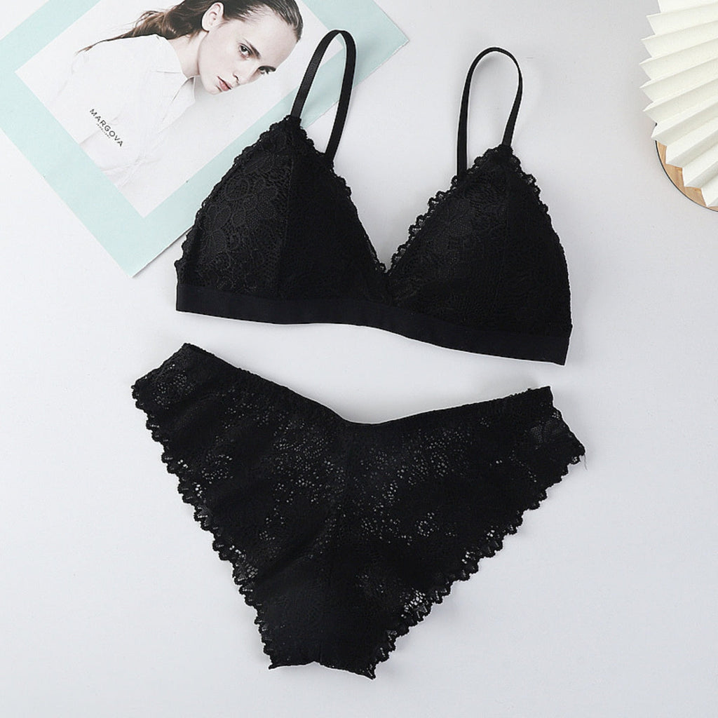 (Pack of 6) Women's Striped Bra & Panty Lingerie Set for Girl's Combo -by Zoya Hosiery | L-65
