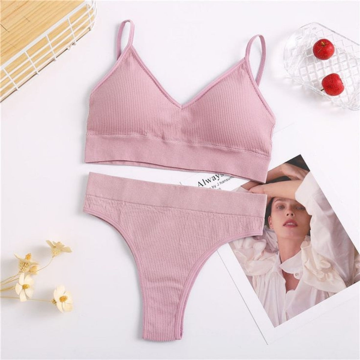 (Pack of 6) Women's  Bra Panty Lingerie Set for Girl's Combo-by Zoya Hosiery | L-07