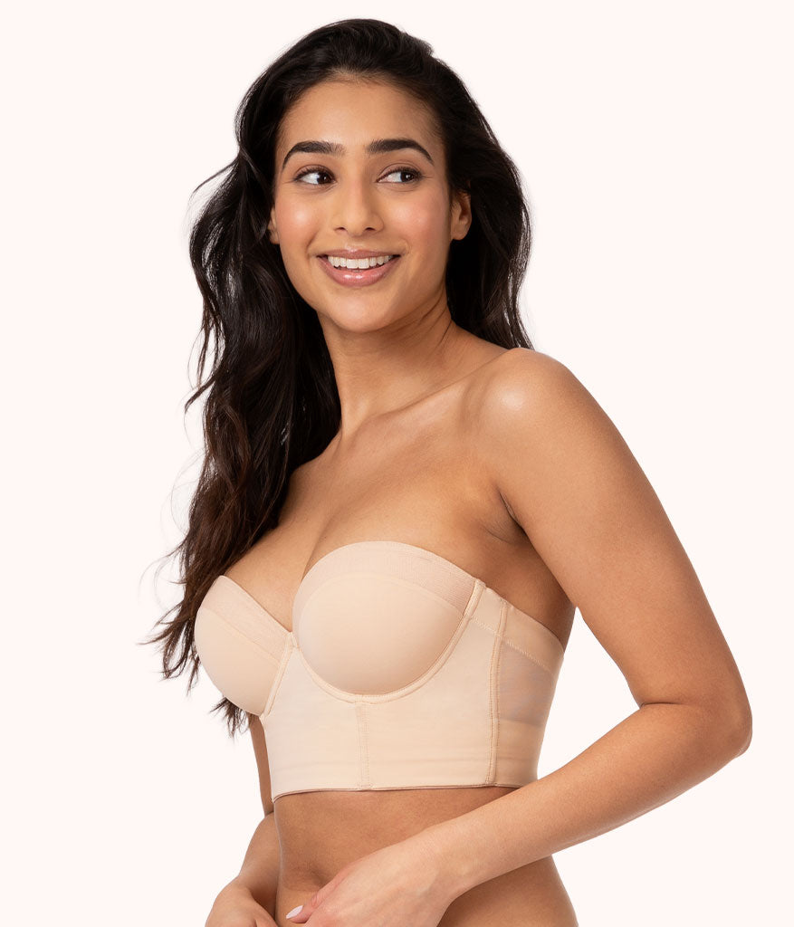 The Low Back Strapless: Toasted Almond