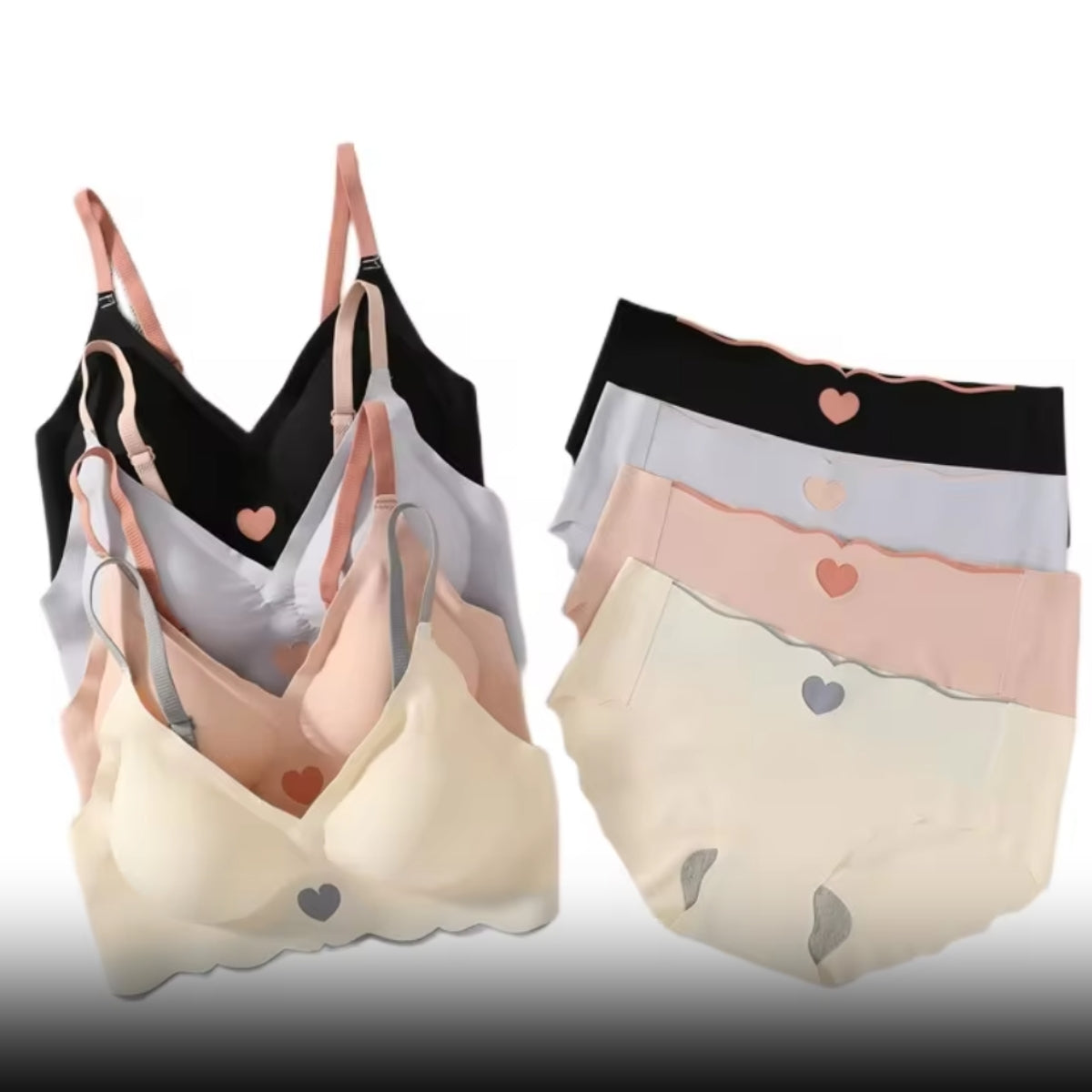 (Pack of 6) Women's Bra Panty Lingerie Set for Girl's Combo-by Zoya Hosiery | L-10