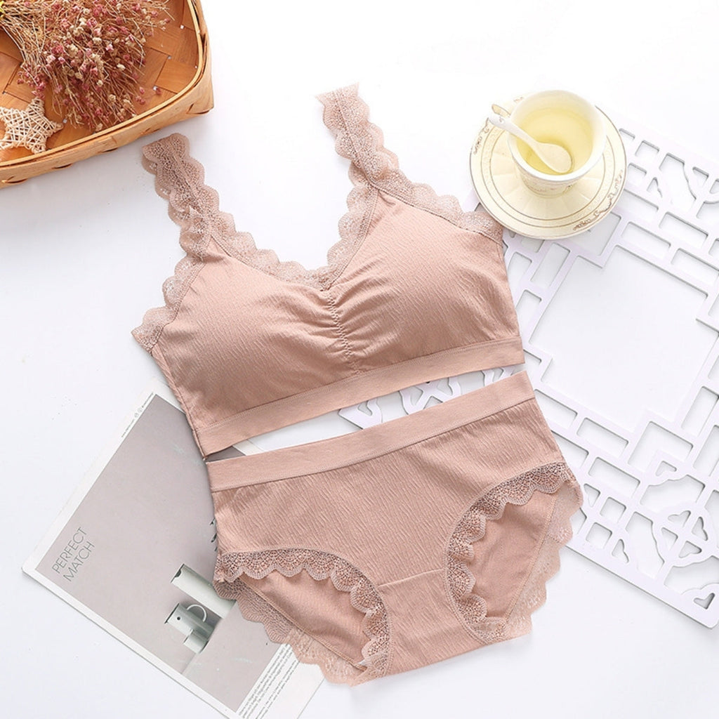 (Pack of 6) Women's  Bra Panty Lingerie Set for Girl's Combo | L-38