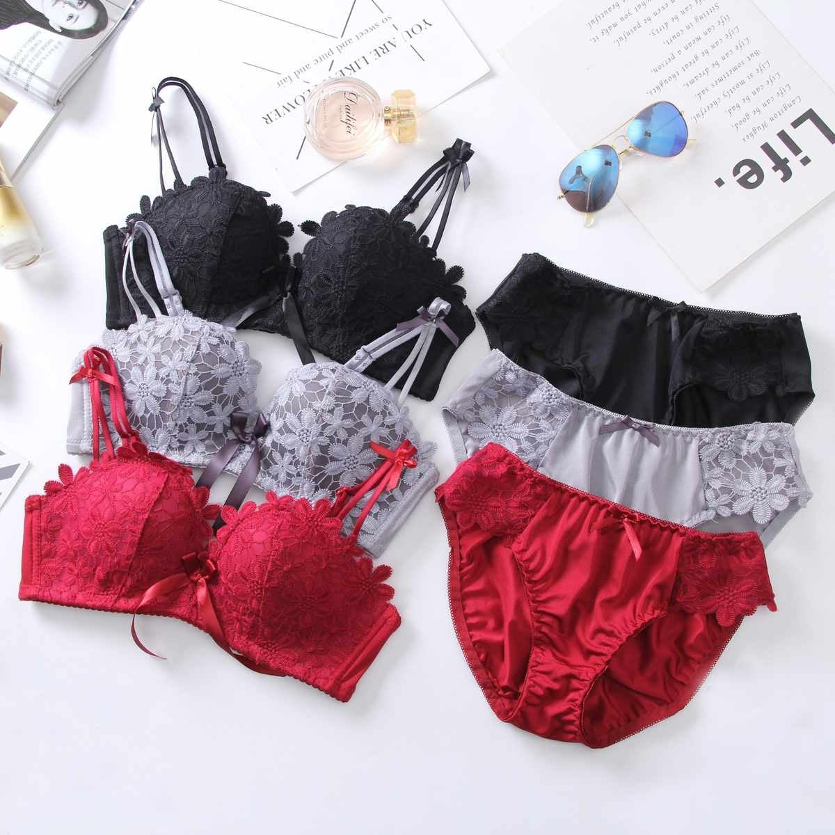 (Pack of 6) Women's Bra Panty Lingerie Set for Girl's Combo -by Zoya Hosiery | L-93
