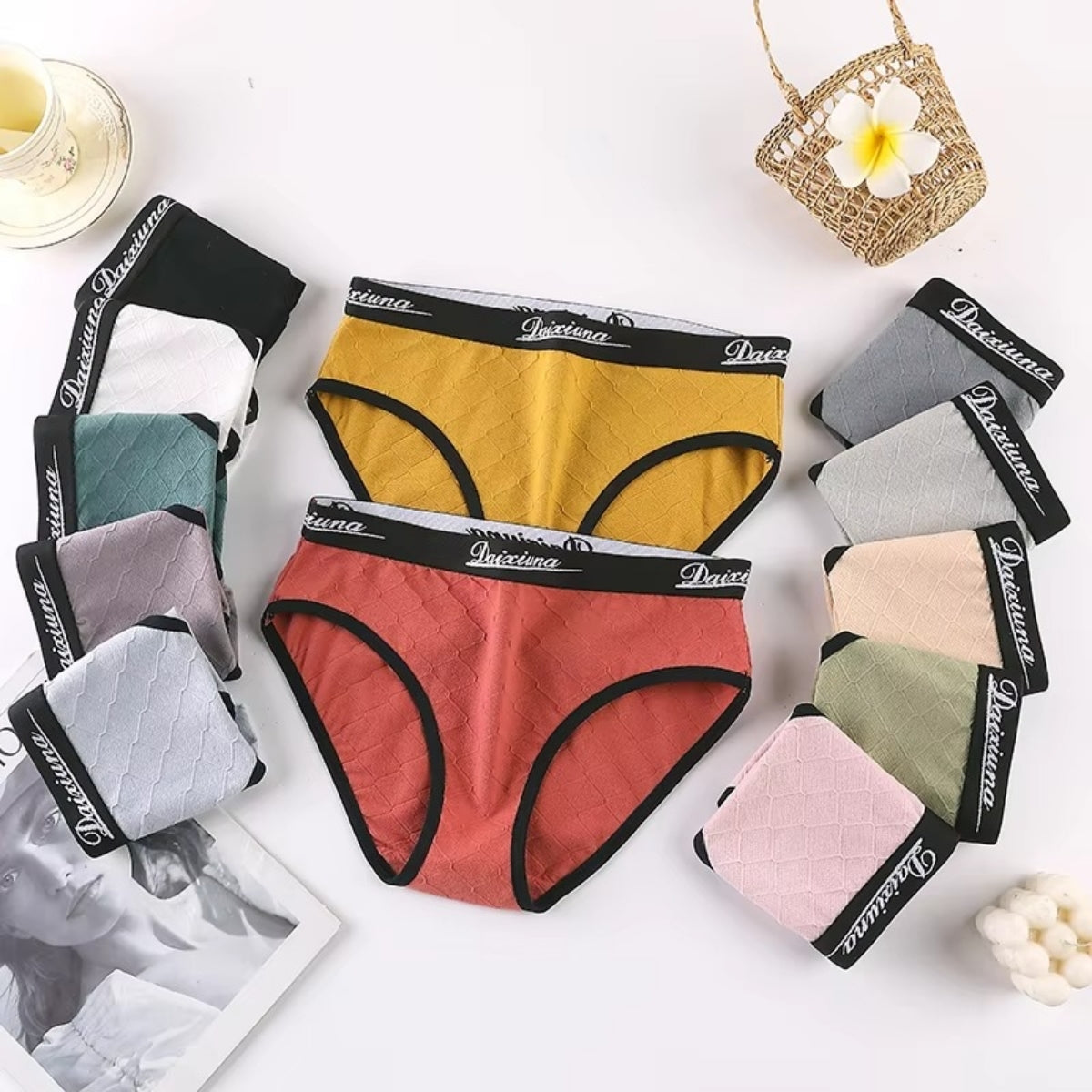 (Pack of 6) Women's  Bra Panty Lingerie Set for Girl's | L-153