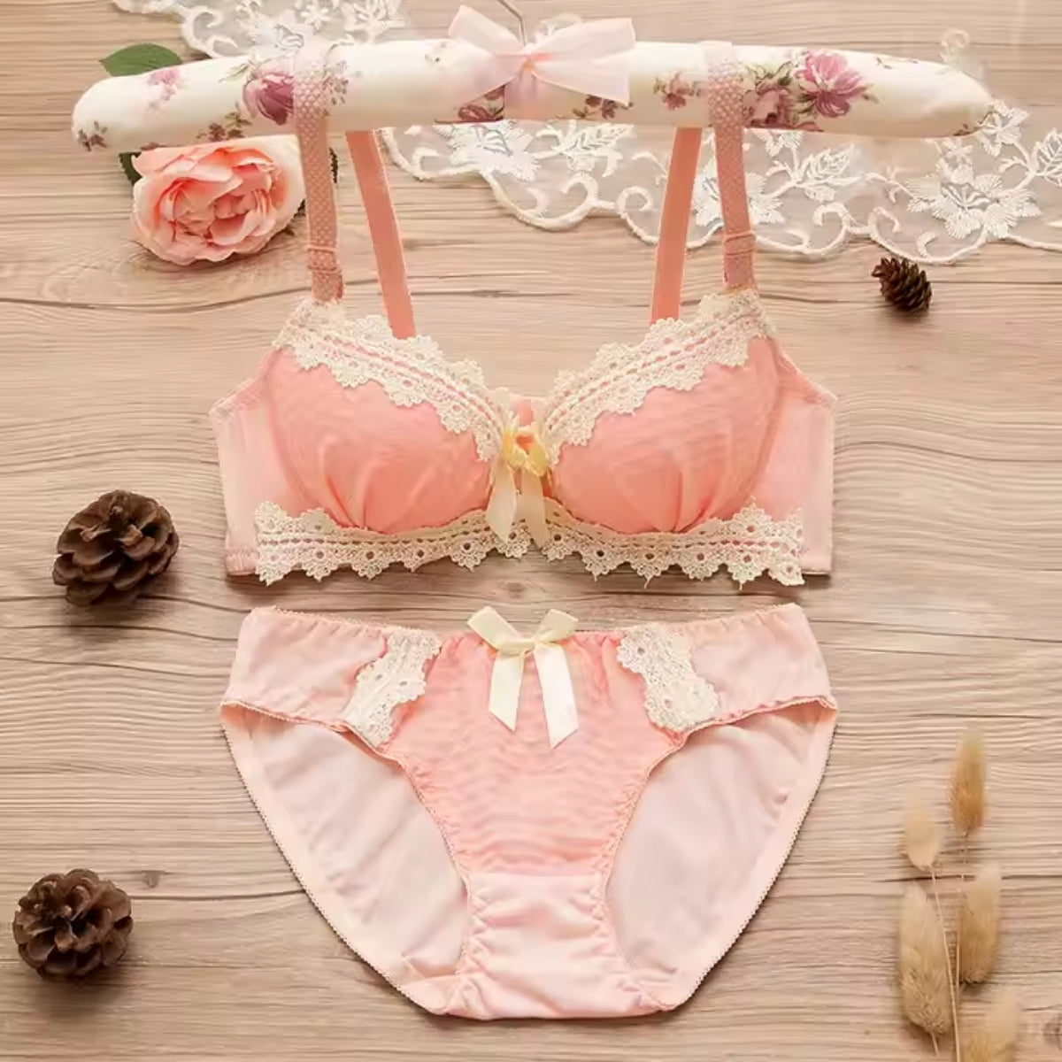 (Pack of 8) Women's  Bra Panty Lingerie Set for Girl's | L-141