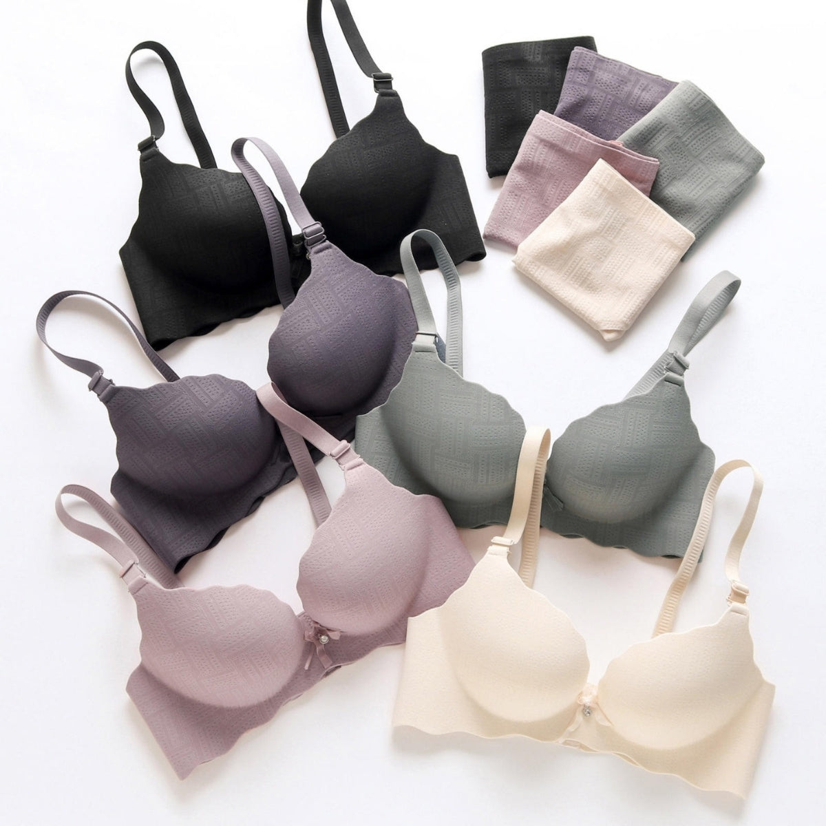 (Pack of 8) Women's  Bra Panty Lingerie Set for Girl's | L-119