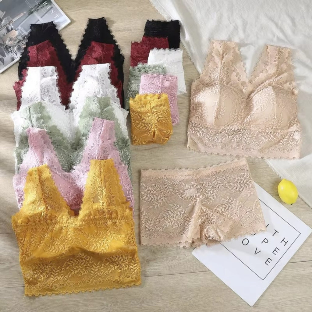 (Pack of 6) Women's  Bra Panty Lingerie Set for Girl's | L-155