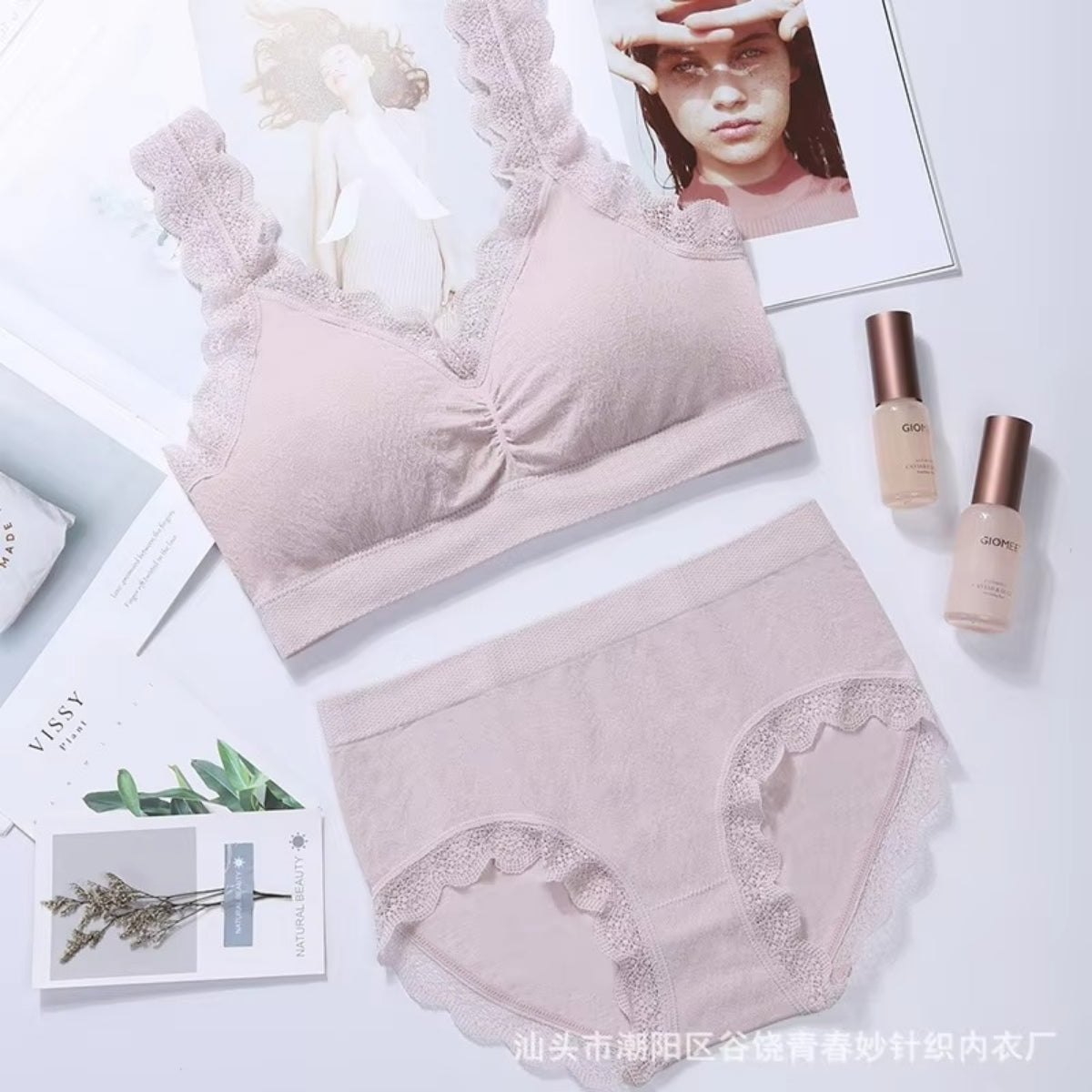 (Pack of 6) Women's  Bra Panty Lingerie Set for Girl's | L-143