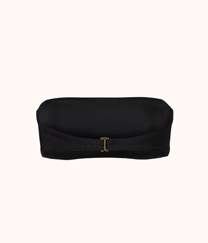 The Swim Bandeau: Jet Black
