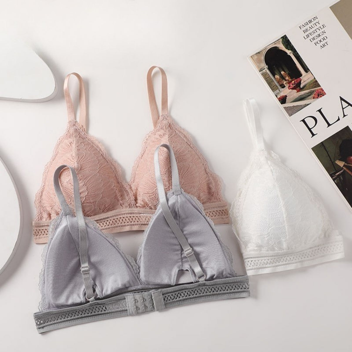 (Pack of 8) Women's  Bra Panty Lingerie Set for Girl's | L-123
