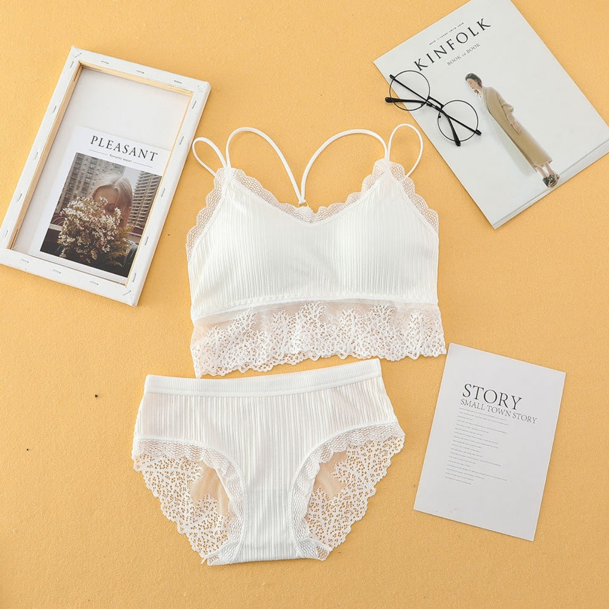 (Pack of 6 ) Women's  Bra Panty Lingerie Set for Girl's | L-124