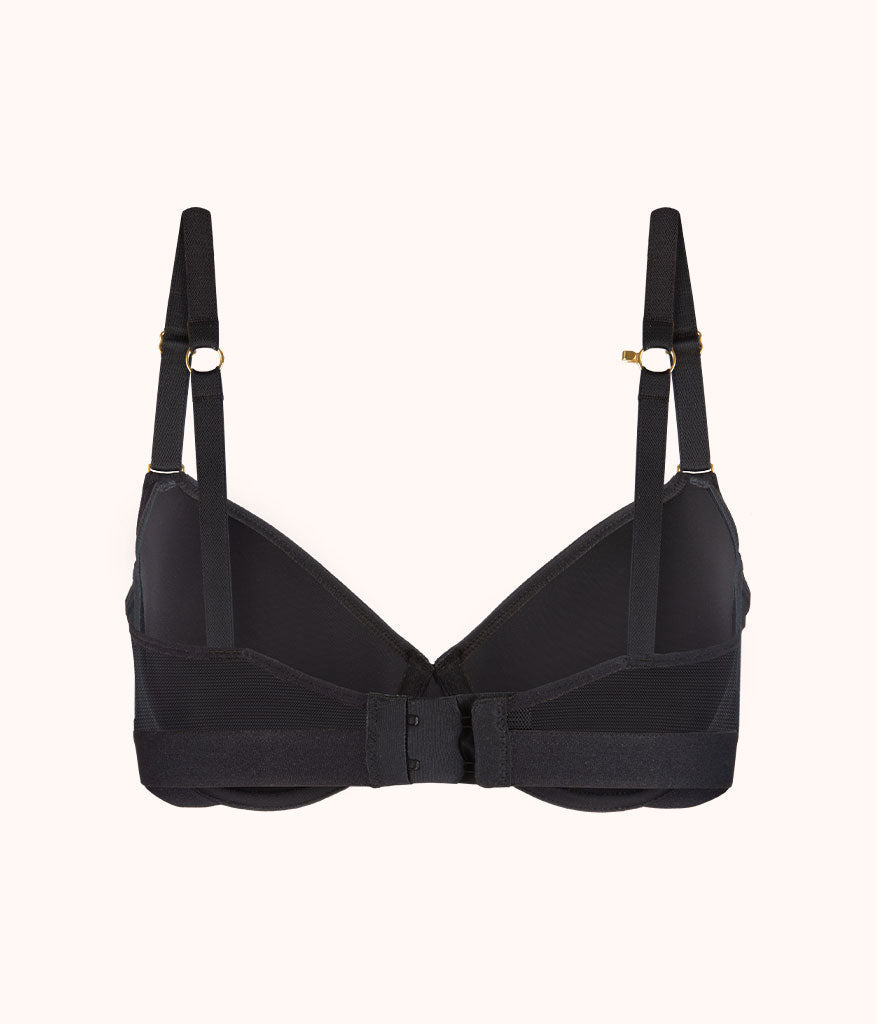 The Spacer T-Shirt Bra: Jet Black