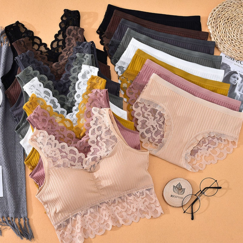(Pack of 8) Women's  Bra Panty Lingerie Set for Girl's | L-127