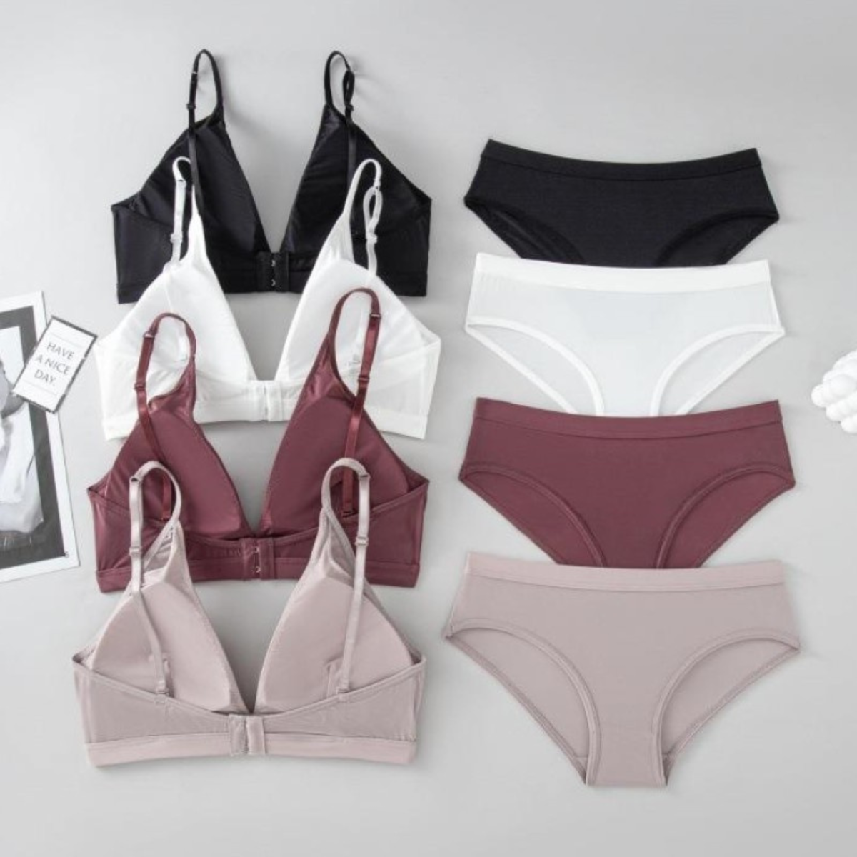 (Pack of 6) Women's  Bra Panty Lingerie Set for Girl's Combo-by Zoya Hosiery | L-76
