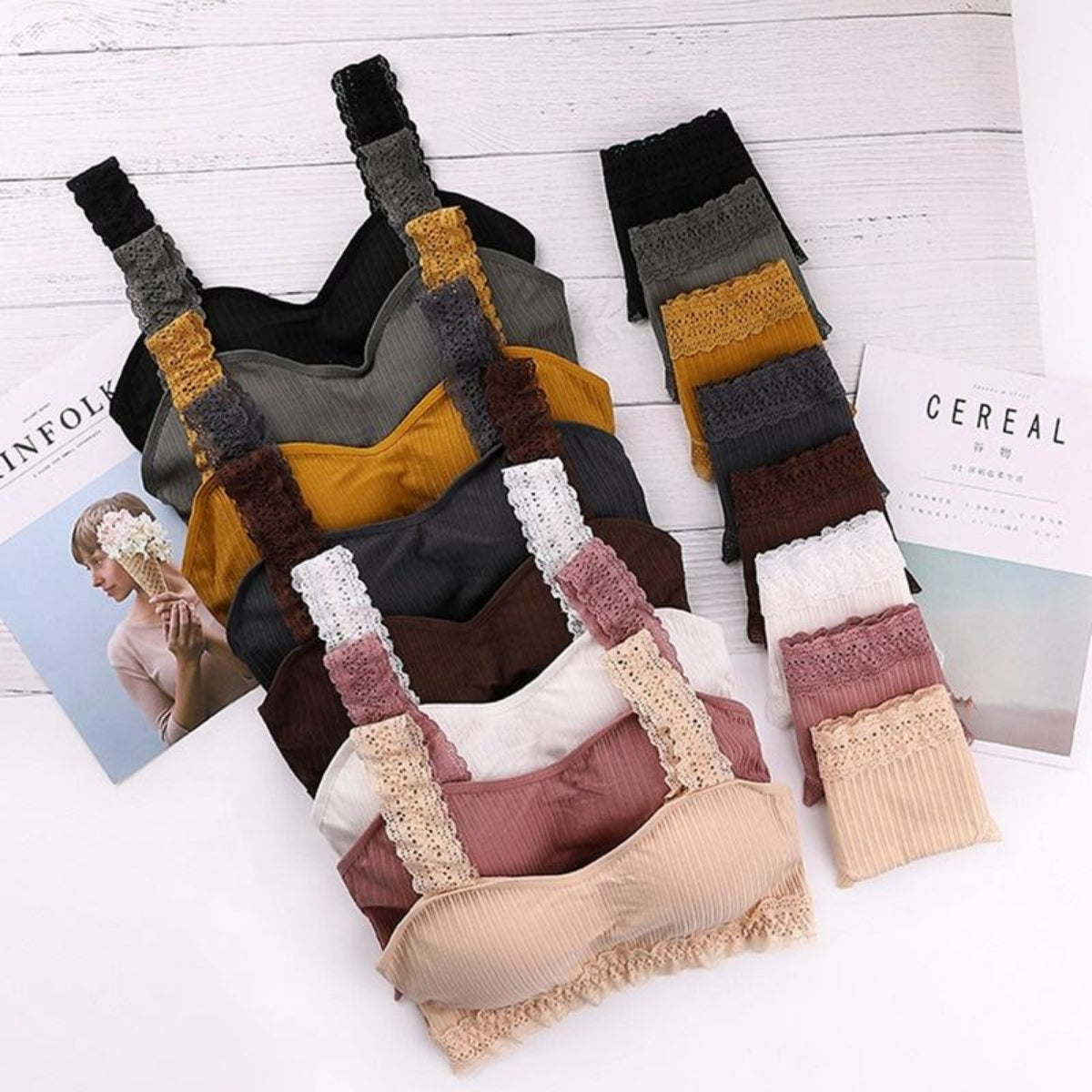 (Pack of 6) Women's Bra Panty Lingerie Set for Girl's | L-131