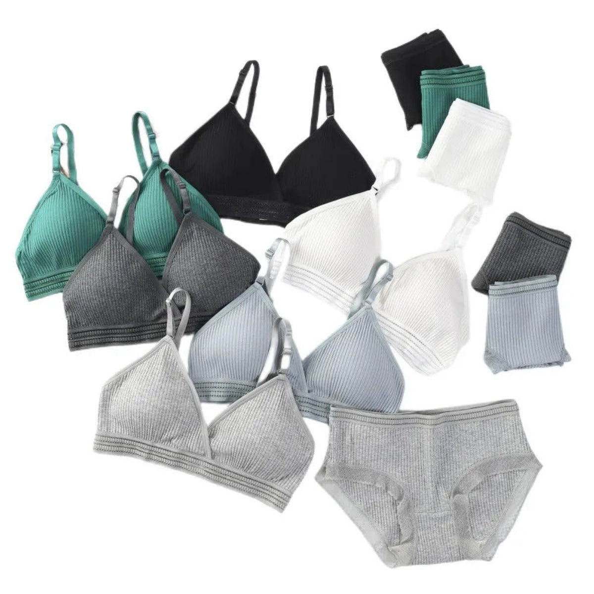 (Pack of 6) Women's  Bra Panty Lingerie Set for Girl's Combo-by Zoya Hosiery | L-18