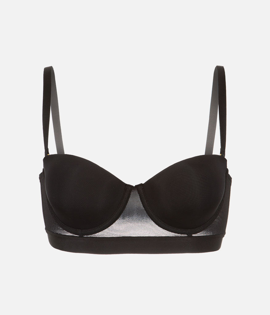 The Smooth Strapless: Jet Black