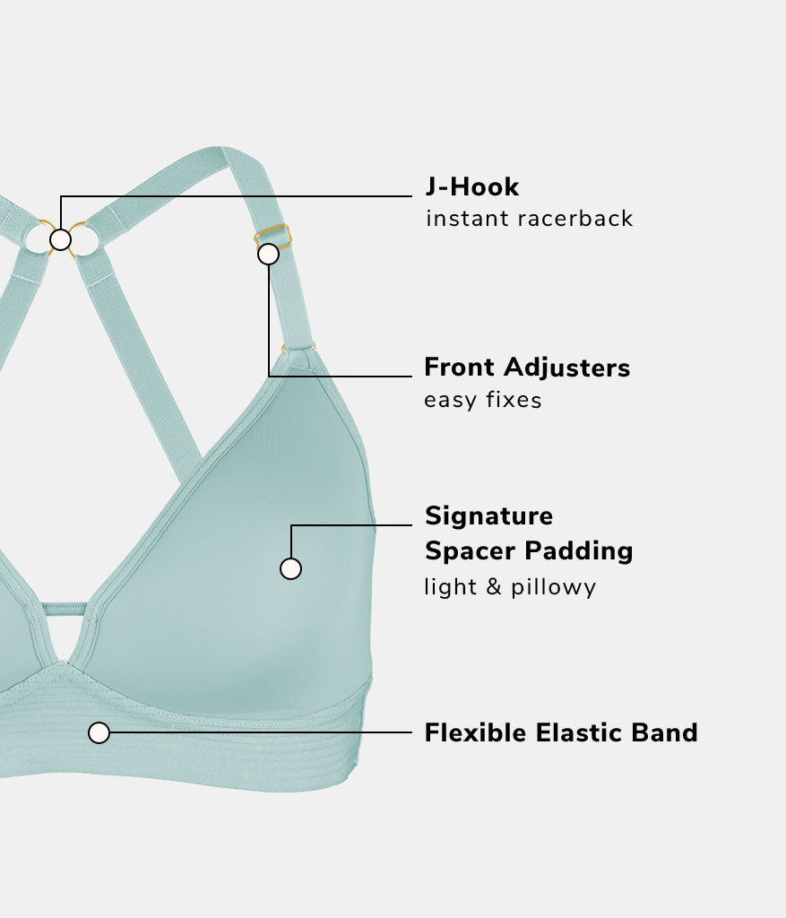 The Spacer Bra: Jade Green