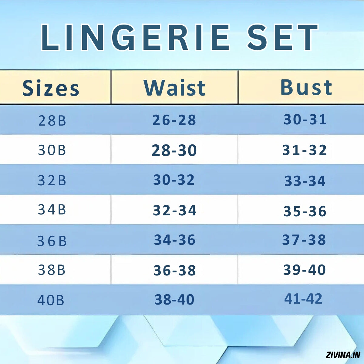 (Pack of 8) Women's Bra Panty Lingerie Set for Girl's | L-104