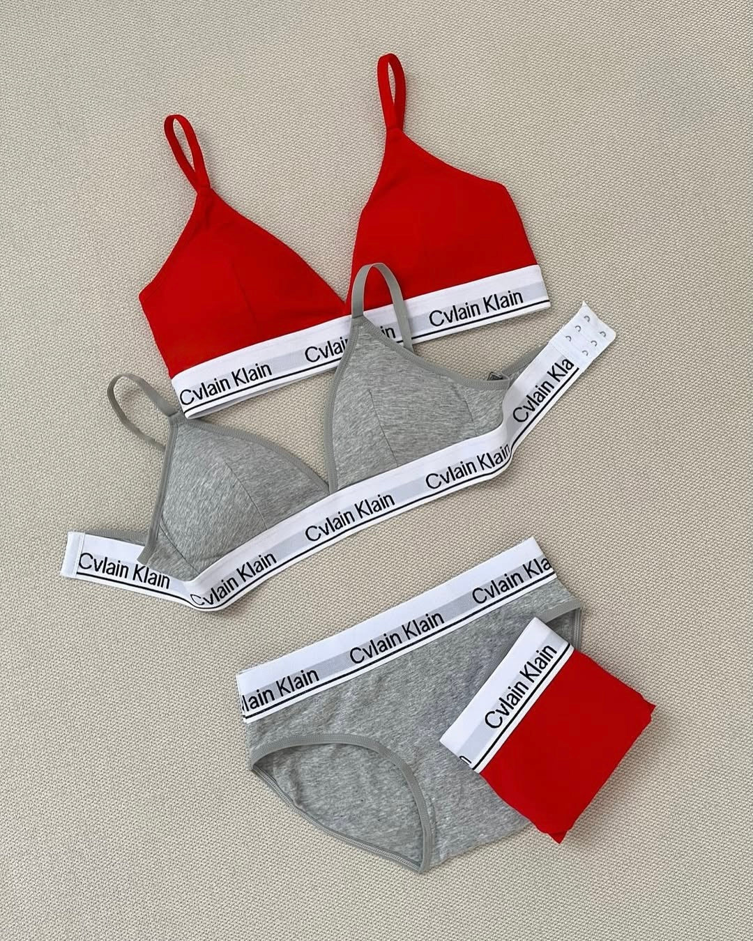 2 Bras + 2 Panties Combo (Free Size)